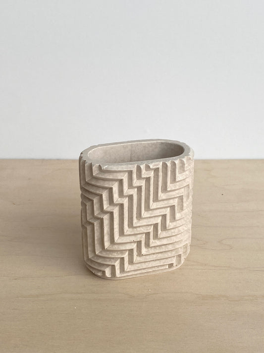 Herringbone Pen Pot no.2