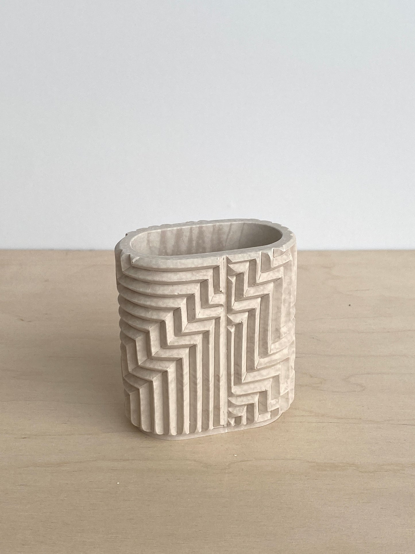 Herringbone Pen Pot no.2